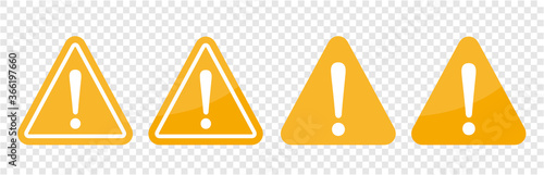 warning sign icon vector triangle