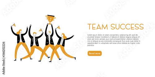 Landing page of success tea...
