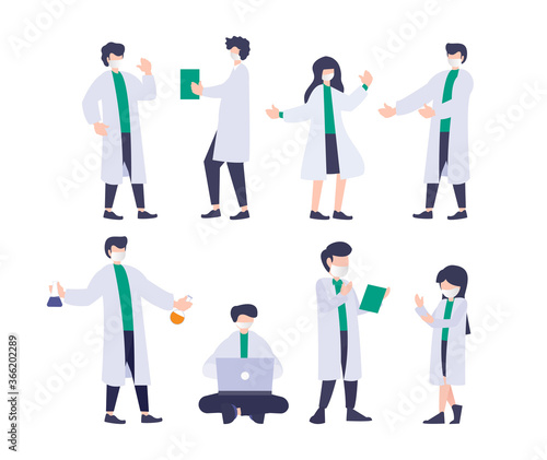 Vector set flat elements of...