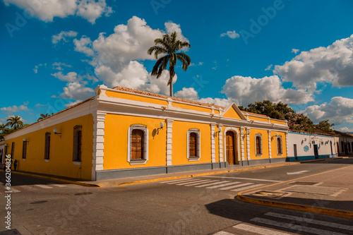 Casas coloniales en la ciudad barquisimeto venezuela sudamérica 