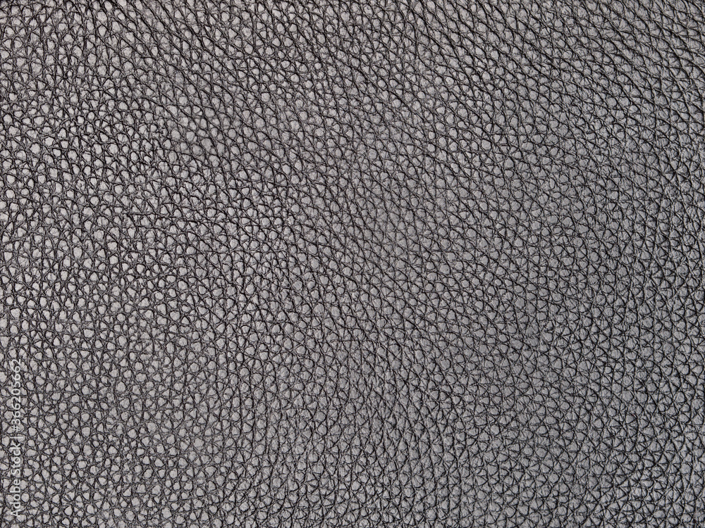 Black smooth leather background, natural leather surface texture Black smooth leather background, natural leather surface texture