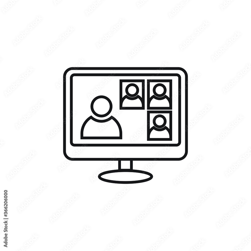 Video call icon design. social network concept. vector illustration Video call icon design. social network concept. vector illustration