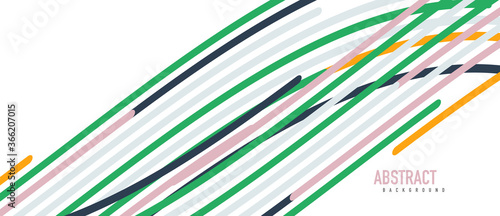 Аbstract moving colorful lines vector backgrounds for cover, placard, poster, banner or flyer