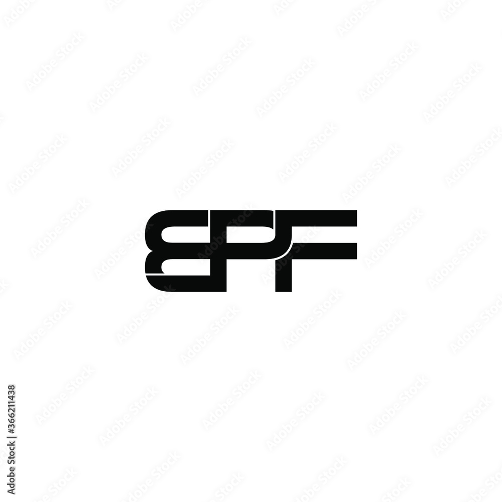bpf letter original monogram logo design bpf letter original monogram logo design