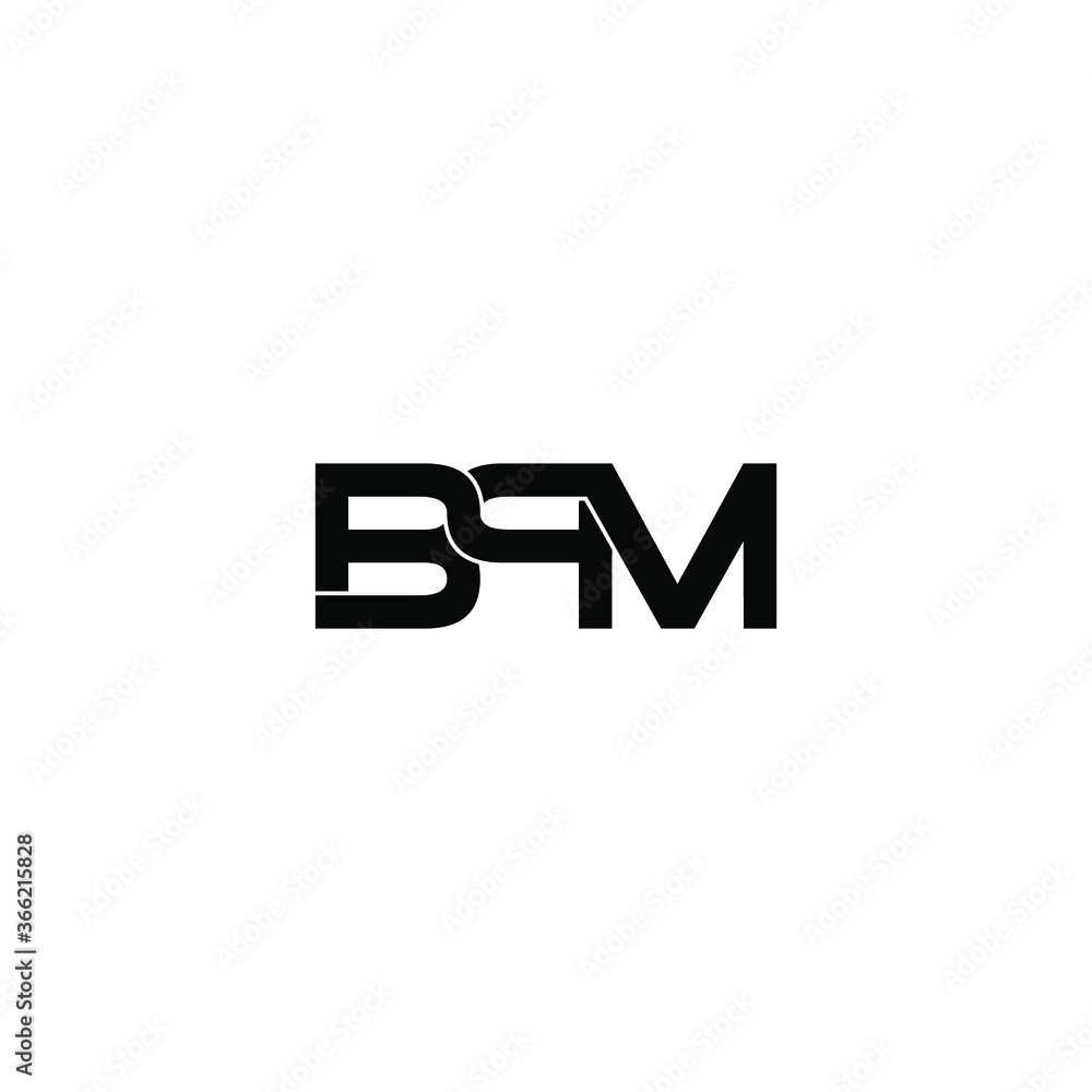 bpm letter original monogram logo design bpm letter original monogram logo design