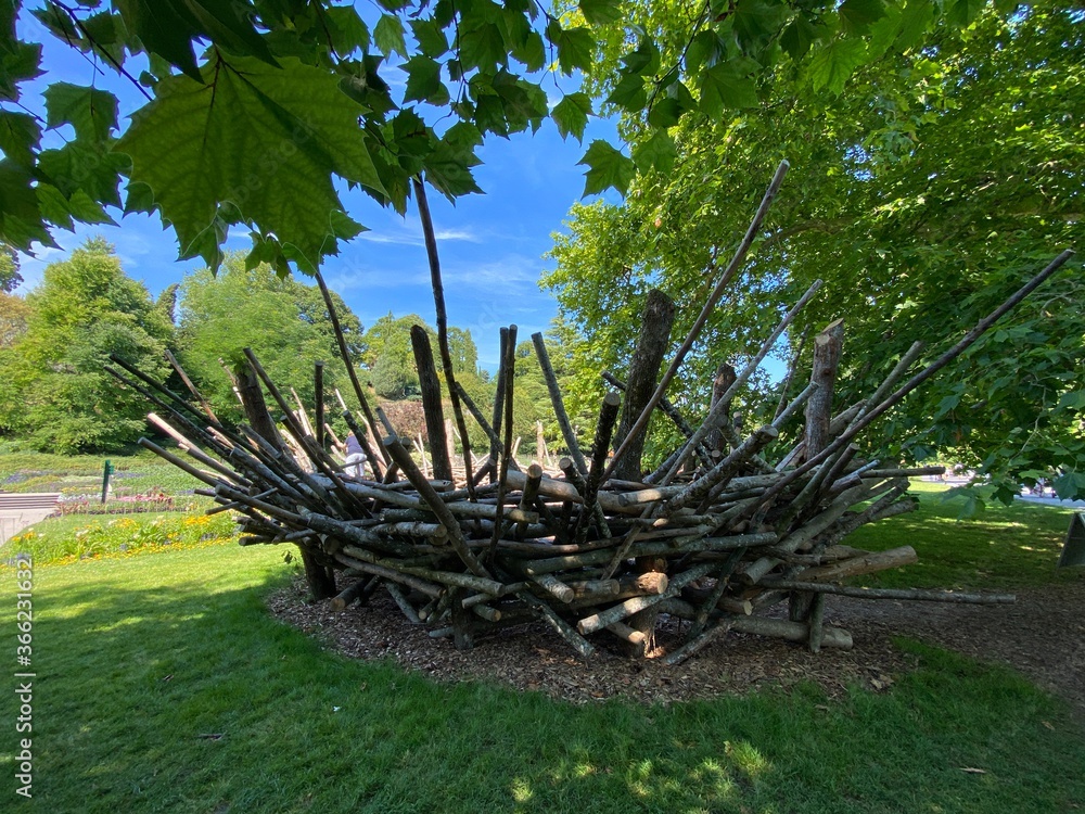 Mainau kids world Adventure playground or MainauKinderplatz (Flower