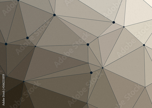 Brown color Abstract color Low-Polygones Generative Art background illustration