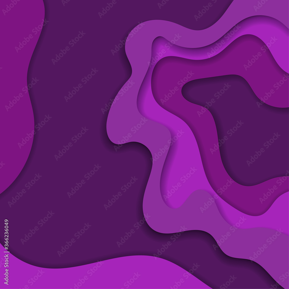 Abstract purple 3d paper cut background Abstract purple 3d paper cut background