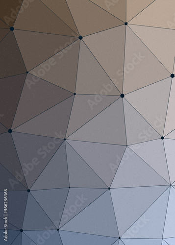 Blue Gray color Abstract color Low-Polygones Generative Art background illustration