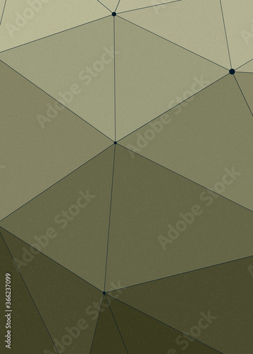 Redwood color Abstract color Low-Polygones Generative Art background illustration