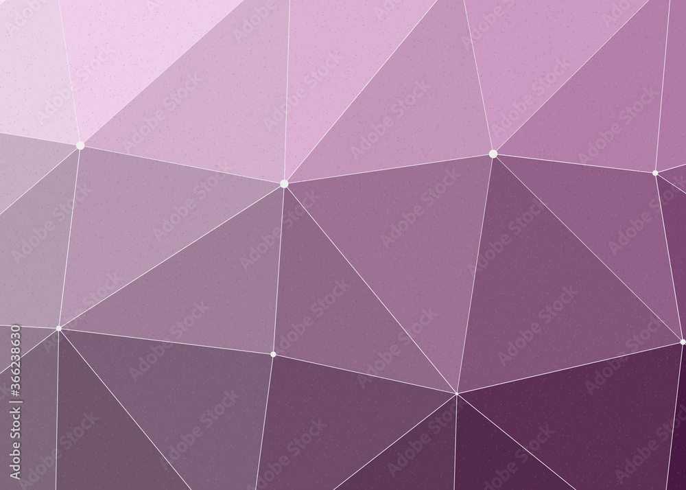 Obraz premium Fuchsia color Abstract color Low-Polygones Generative Art background illustration