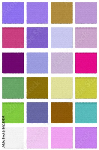 knitting elements in the color of the palette. Trendy colors of the year. Create a seamless texture, backgrounds for advertising, paper, card