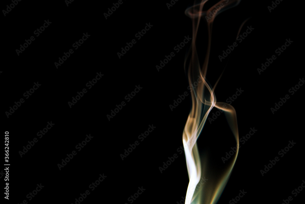 Smoke abstract on black background Smoke abstract on black background
