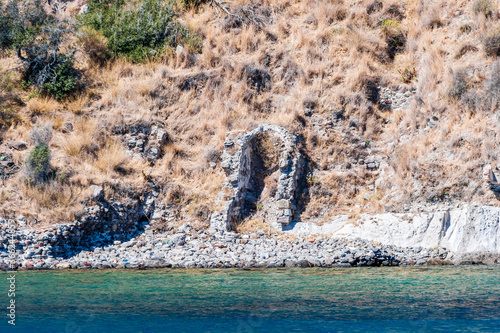 Aspat Castle in Bodrum Town of Turkey photo