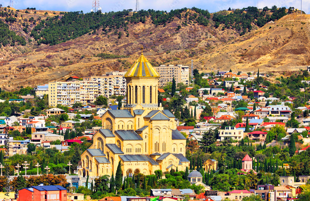 Sameba Church in the Town of Tiflis, Tbilisi, Georgia