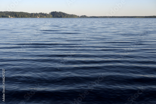 Lake at sunny day.