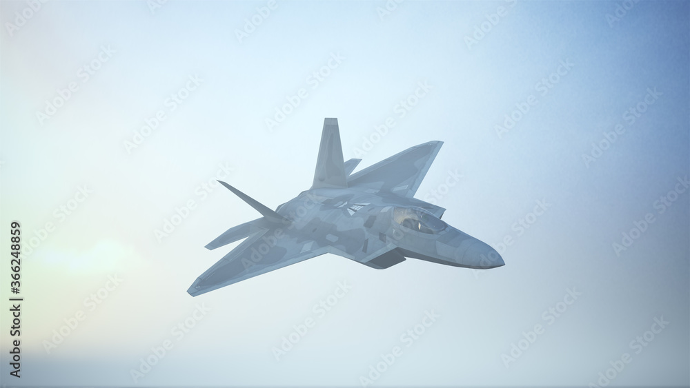 Fighter Jet Aircraft Flying Low Sunrise Sunset 3d illustration 3d render Fighter Jet Aircraft Flying Low Sunrise Sunset 3d illustration 3d render