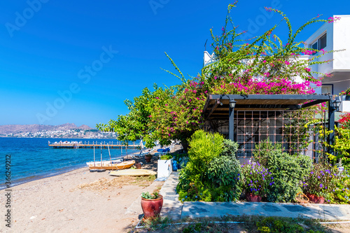 Fototapeta Naklejka Na Ścianę i Meble -  Traditional Bodrum House in Yalikavak Village