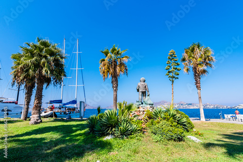 Fototapeta Naklejka Na Ścianę i Meble -  Yalikavak Marine view in Bodrum Town of Turkey.