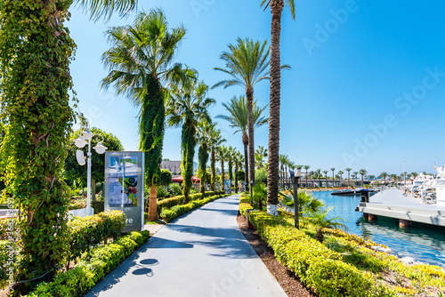 Fototapeta Naklejka Na Ścianę i Meble -  Yalikavak Marine view in Bodrum Town of Turkey.