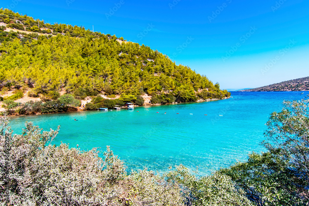 Cennet Koyu ( Paradise Bay ) in Bodrum District of Turkey