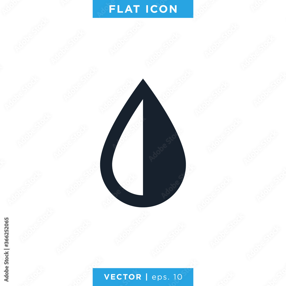 Water Drop Icon Vector Design Template Water Drop Icon Vector Design Template