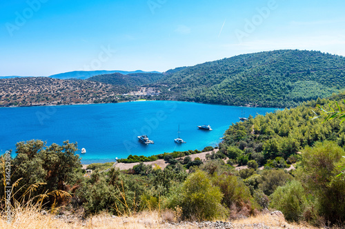 Cennet Koyu ( Paradise Bay ) in Bodrum District of Turkey