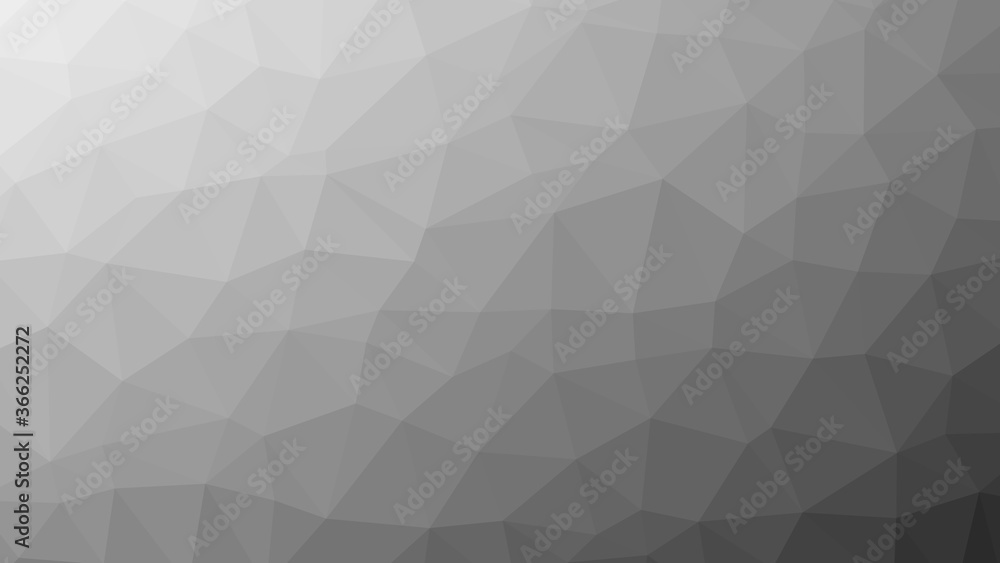 Monochrome gray polygon pattern. Low poly design Monochrome gray polygon pattern. Low poly design