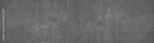 Gray grey anthracite grunge dark stone concrete cement texture background panorama banner long