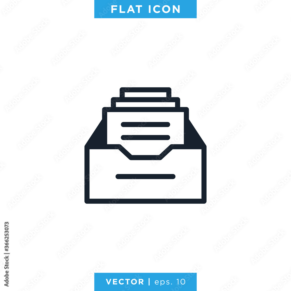 Archive Storage Icon Vector Design Template Archive Storage Icon Vector Design Template