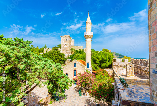 Kizilhisarli Mustafa Pasa Mosque in Bodrum Castle, Turkey