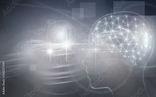 Φωτογραφία Brain implant, artificial intelligence