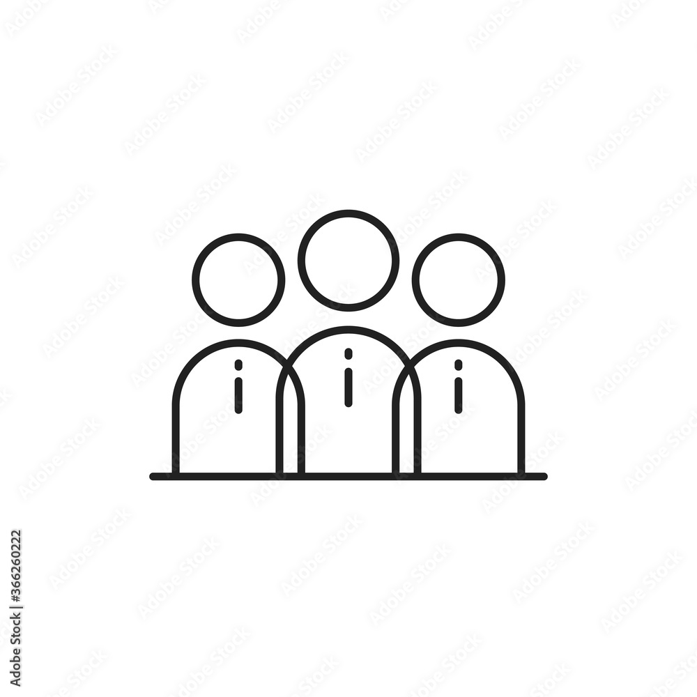 simple thin line teamwork by squad icon simple thin line teamwork by squad icon