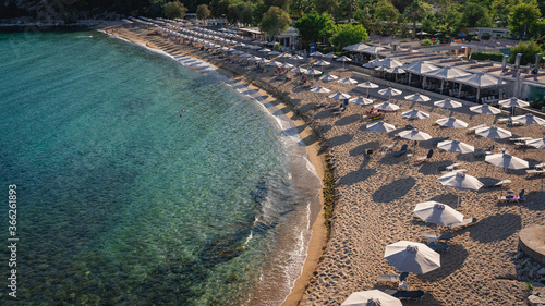 Batis beach at Kavala Greece