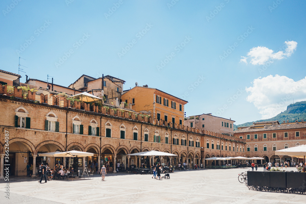 Piazza del Popolo, Ascoli Piceno, Italy