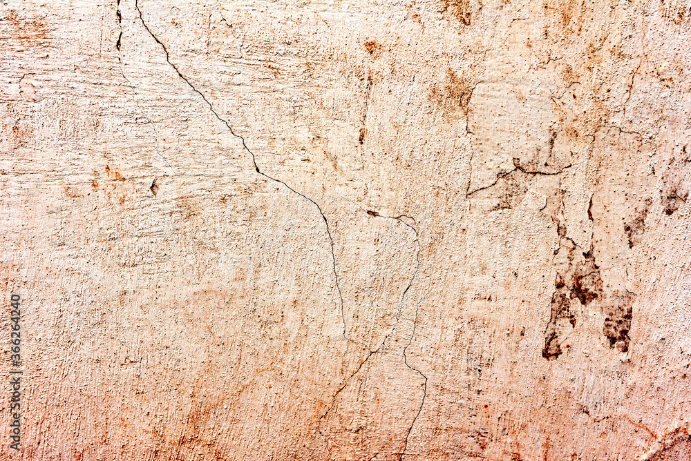 Obraz premium Background wall with putty painted pink texture surface