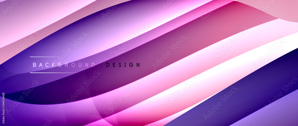 Fluid gradient waves with shadow lines and glowing light effect, modern flowing motion abstract background for cover, placards, poster, banner or flyer Fluid gradient waves with shadow lines and glowing light effect, modern flowing motion abstract background for cover, placards, poster, banner or flyer
