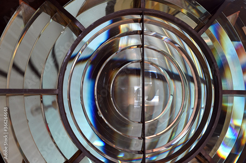 Konstfotografi Fresnel lens close up background