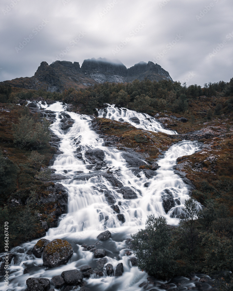 Lofoten Waterfall