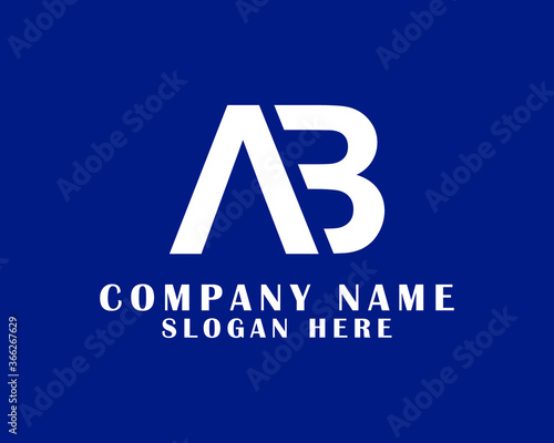 AB BA LETTER LOGO DESIGN VECTOR TEMPLATE. AB vector Minimalist, Unique, Simple, Creative , Flat, Business, Modern Logo Design