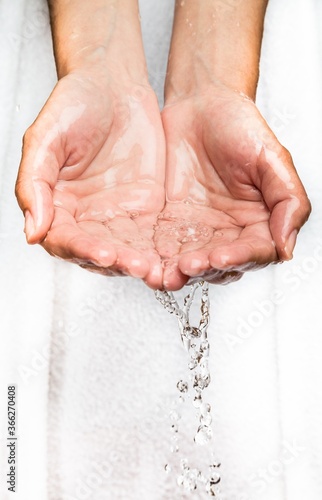 Water Pouring on Hands