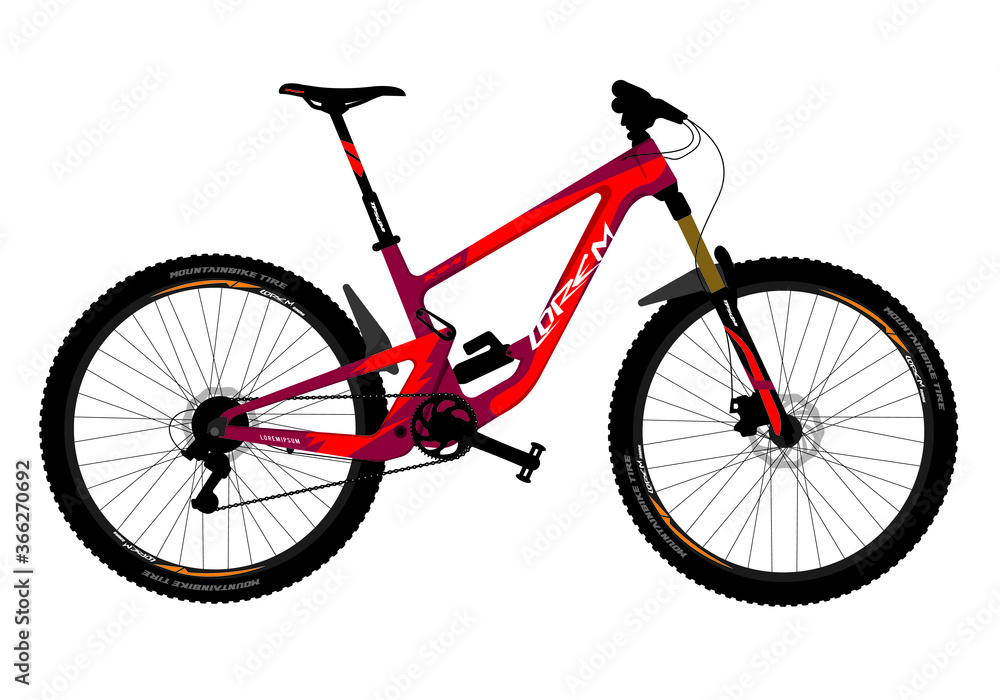 Fototapeta premium Mountain bike for trail outdoor bicycle