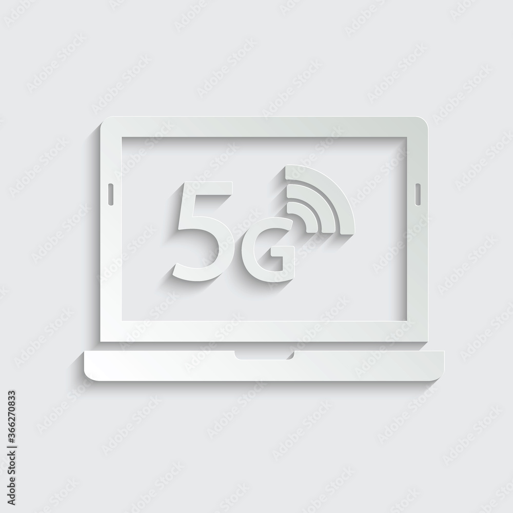 paper 5g internet icon. icon for mobile phone or smart device. paper 5g internet icon. icon for mobile phone or smart device.