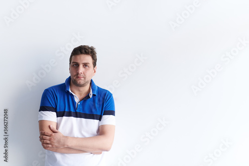 portrait of casual startup businessman wearing a T-shirt