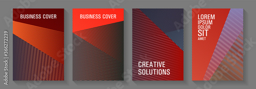 Halftone lines texture vector prints.
