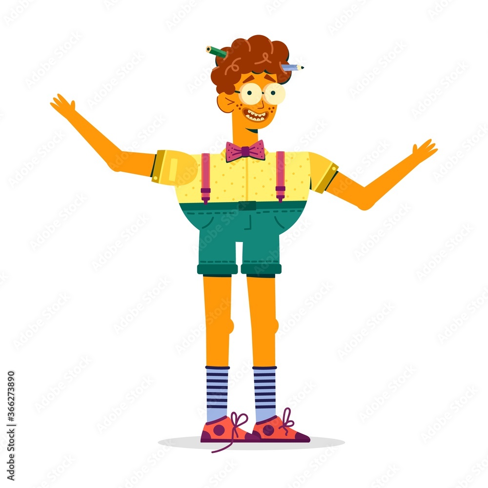 Happy guy with untied shoelaces smiling, banner. Happy guy with untied shoelaces smiling, banner.