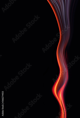 Liquid background. Dark abs...