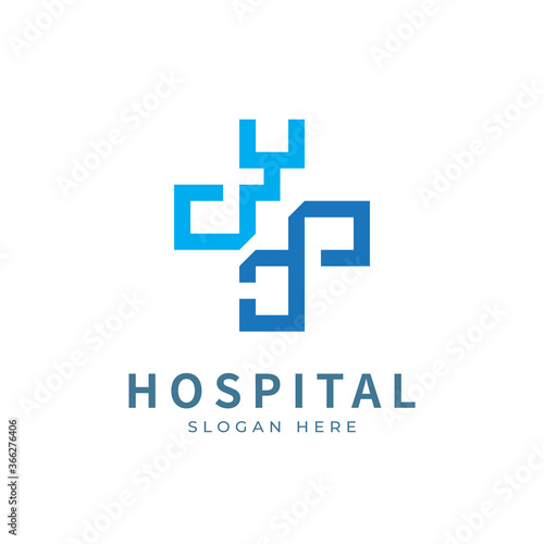 Health logo with initial letter YC, CY, Y C logo designs concept. Medical health-care logo designs template. © WhyStock