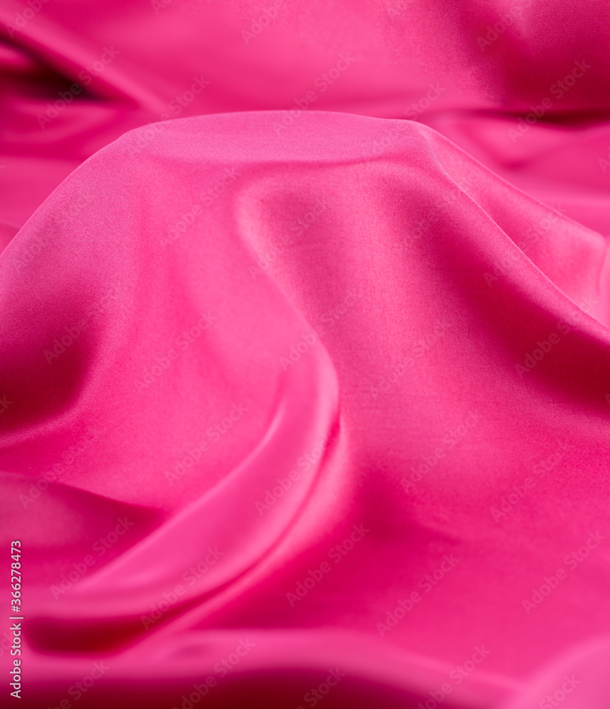 Fototapeta premium show platform covered with silk cloth