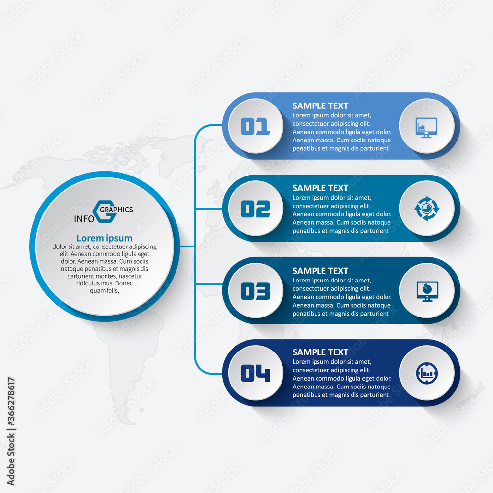 Abstract 3D Paper Infographics. Business template .Vector illustration Abstract 3D Paper Infographics. Business template .Vector illustration